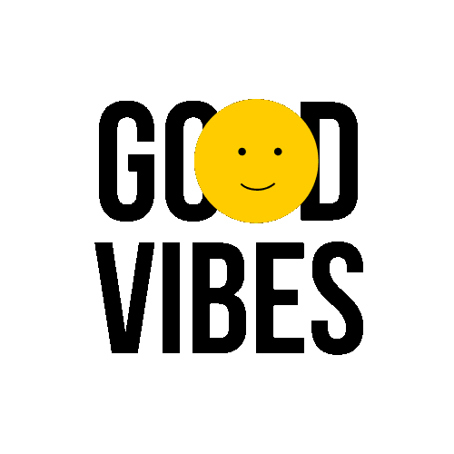 Happy Good Vibes Sticker