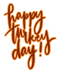 Happy Turkey Day Sticker by zoellabeauty