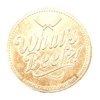 gold burger Sticker by What's Beef