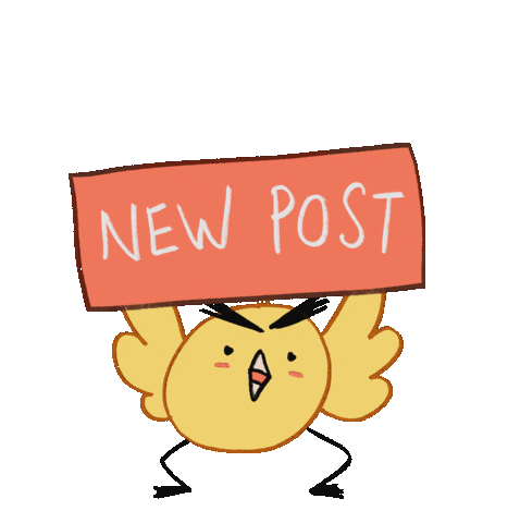 New Post Chicky Sticker