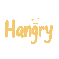 snwahida angry mad hungry hangry Sticker