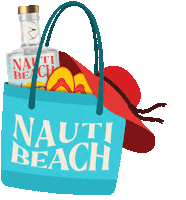 Summer Beach Sticker by Drink Nauti