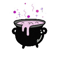 Witches Brew Halloween Sticker by little letters studio