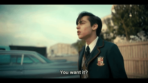MCMinnow giphyupload umbrella academy number five s2e9 GIF