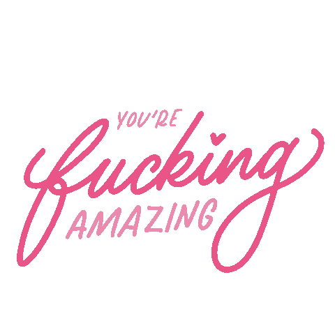 Pink You Are Amazing Sticker