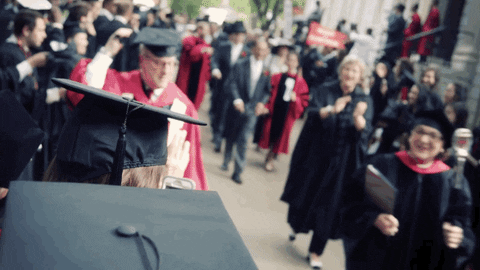 graduation GIF by Harvard University