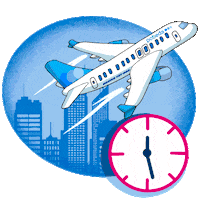Plane Airlines Sticker by pobeda_aero