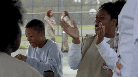 orange is the new black applause GIF by Yosub Kim, Content Strategy Director