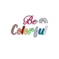 Rainbow Color Sticker
