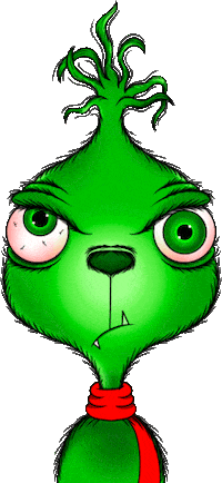 The Grinch Art Sticker by RARO