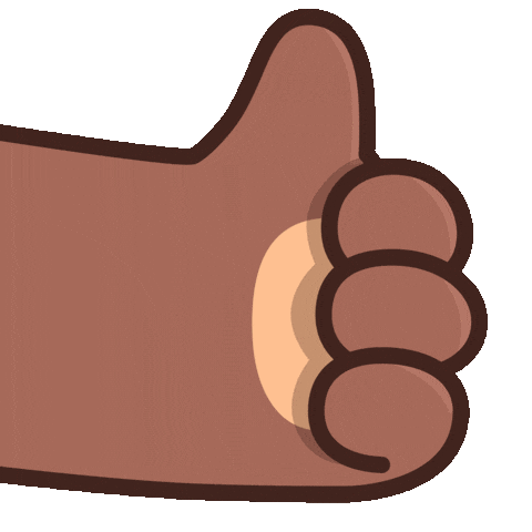 Ok Good Thumbs Up Sticker by BEARISH