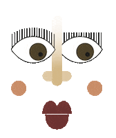 silviallenas face eyes look lips Sticker