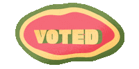 Red White Blue Vote Sticker