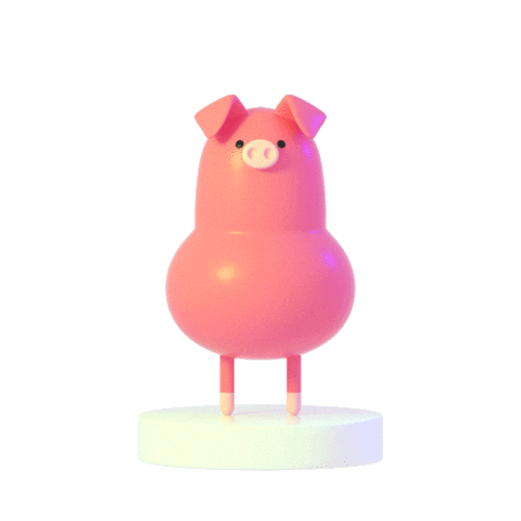 Pig Pork Sticker by samchomaeul