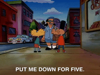 hey arnold nicksplat GIF