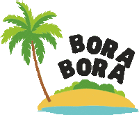 Island Palm Sticker by Inednet