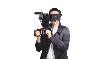 Mediatuin film video camera record Sticker