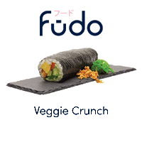 FudoSushi sushi roll zaandam fudo sushi veggie sushi Sticker