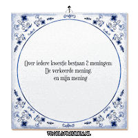 Spreuk Trots Sticker by Tegelspreuken.nl