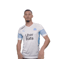 Football Player Hello Sticker by Olympique de Marseille