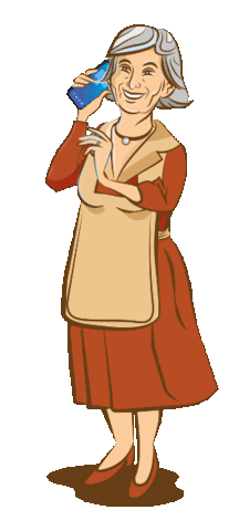 NonnaLudovina giphyupload nona nonna ludovina Sticker