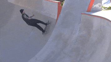 Chris Russell Goofing Around At The Skatepark