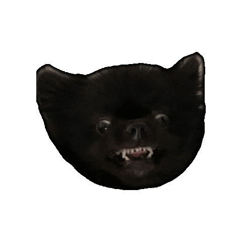 Wilmade dog halloween angry black Sticker