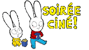 Pop Corn Sticker Sticker by Simon Super Rabbit
