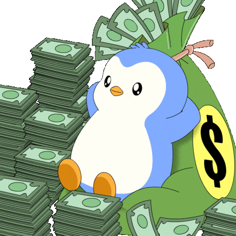 Money Earn GIF by Pudgy Penguins