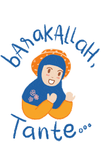 Hijab Tante Sticker