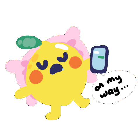 On My Way Sleeping Sticker