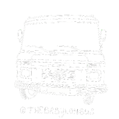 TheBabylonbusVanlifeEurope giphyupload bus van mercedes Sticker