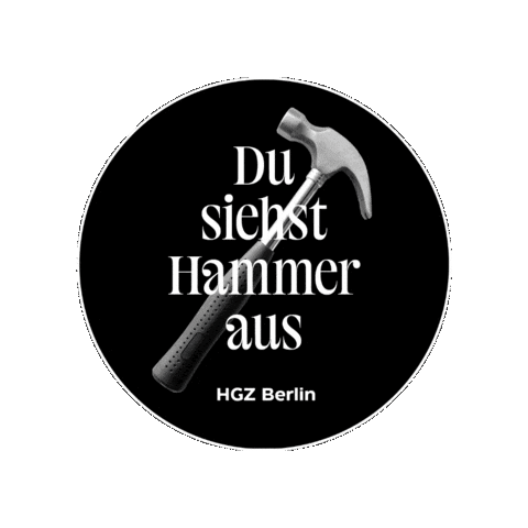 hgzberlin hammer hgzberlin Sticker