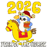 恭喜发财 Chinese New Year Sticker by Pudgy Penguins