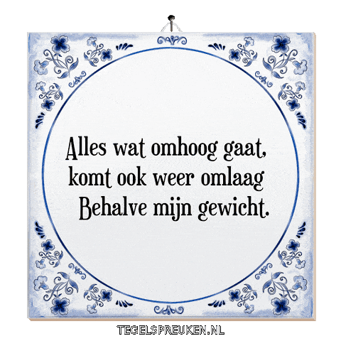 Spreuk Troost Sticker by Tegelspreuken.nl