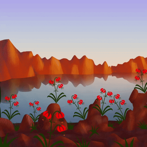 mirenahristova animation summer illustration artist GIF