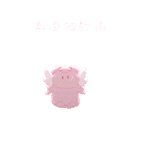Let Go Pig Sticker by PositivelyPigasus