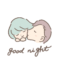 Good Night Kiss Sticker