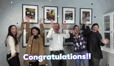 Congratulations GIF by thechriskennedyteam