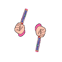 mentos fun fresh drums fruity Sticker