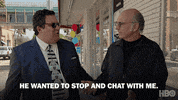 Chatting Season 2 GIF by Curb Your Enthusiasm