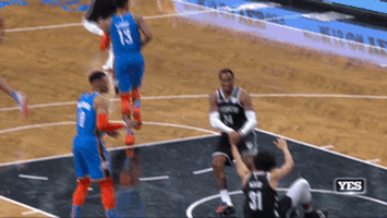 brooklyn nets basketball GIF by NBA