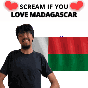Madagascar Flag Mg Sticker