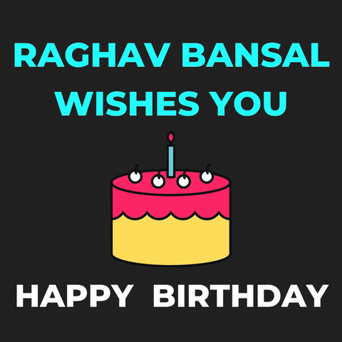 Happy Birthday GIF by Raghav Bansal