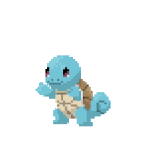 Pixel Water Sticker