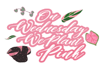 Pink Plant Sticker