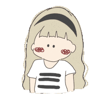Girl Check Sticker