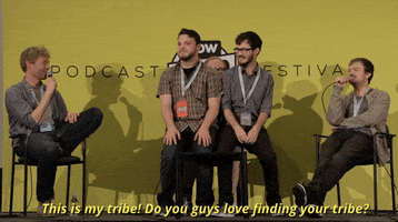 tribe hollywood handbook GIF by Now Hear This podcast Festival