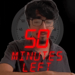 50 minutes left