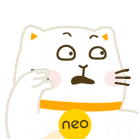 Cat Yap Sticker by Bank Neo Commerce